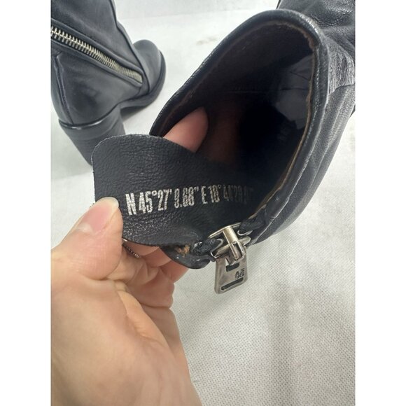 A.S.98 Jase A24208 Leather Booties in Black Womens 6 EUC - Picture 5 of 7